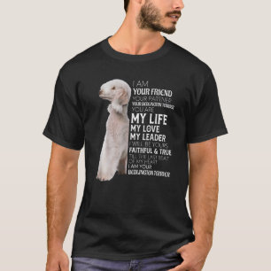 Camiseta Eu Sou Seu Amigo Seu Parceiro Seu Terr Bedlington