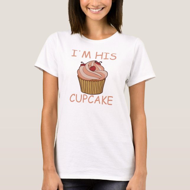 Camiseta Eu sou seu cupcake (Frente)