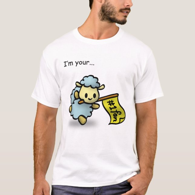 Camiseta Eu sou seu fã #1! (roupa leve) (Frente)