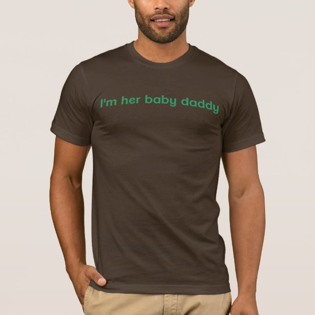 Camiseta Eu sou seu pai do pai do bebê a ser T (Frente)
