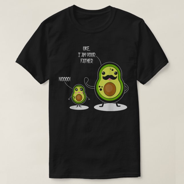 Camiseta Eu Sou Seu Pai Engraçado Avocado Pai Filho Avoca (Frente do Design)
