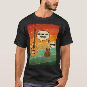 Camiseta Eu Sou Seu Pai Engraçado Ukulele Guitar Music Ba