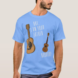 Camiseta Eu Sou Seu Pai Engraçado Ukulele Guitarra 2978
