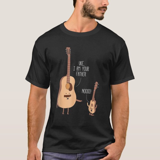 Camiseta Eu Sou Seu Pai, Música De Violão (Frente)