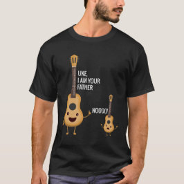 Camiseta Eu Sou Seu Pai T Shirt Ukulele Engraçado Violão