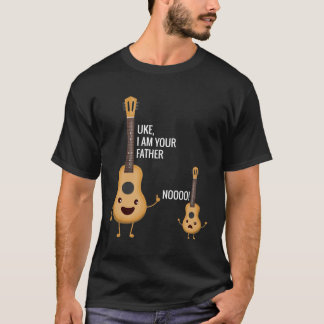 Camiseta Eu Sou Seu Pai T Shirt Ukulele Engraçado Violão