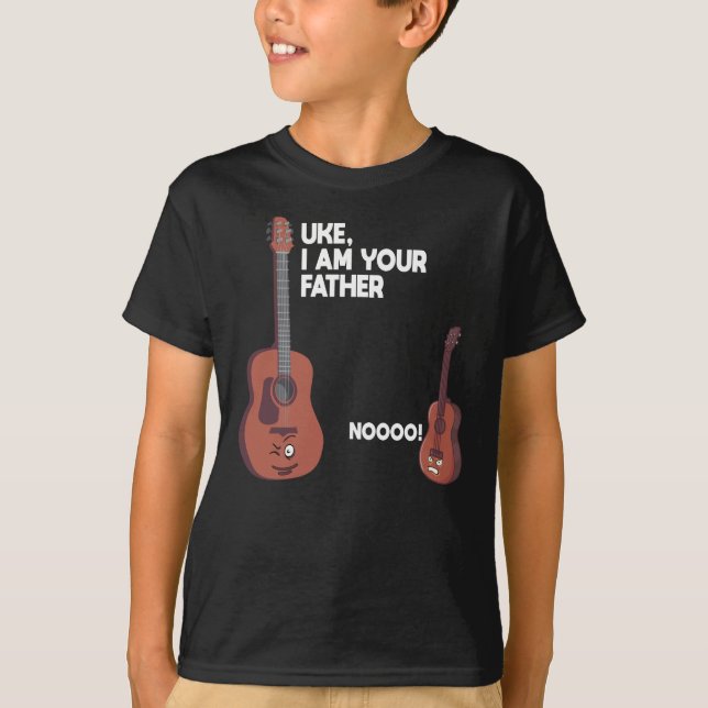 Camiseta Eu sou seu pai, Ukulele (Frente)