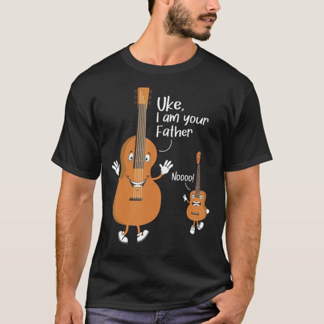 Camiseta Eu Sou Seu Pai Ukulele Guitar Instrumento Uk (Frente)
