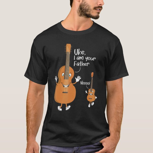 Camiseta Eu Sou Seu Pai Ukulele Guitar Instrumento Uk (Frente)