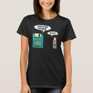 Camiseta Eu Sou Seu Pai Usb Disquete Disquete It Computador