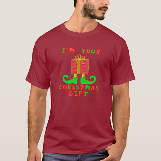 Camiseta Eu sou seu presente do Natal (Frente)