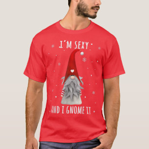 Camiseta Eu sou Sey e Gnomo. Gnomos de Jardim Engraçados pa
