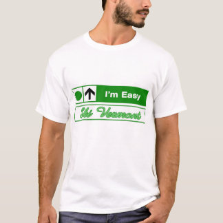 Camiseta Eu sou sinal fácil da fuga do esqui