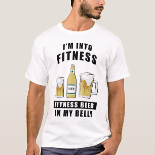 Camiseta Eu Sou Sobre Fitness, Cerveja Fitness na Minha Bar