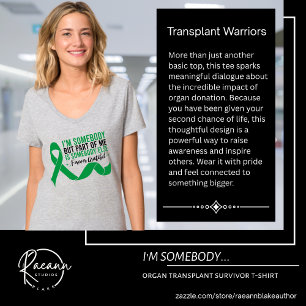 Camiseta Eu Sou Sobrevivente de Doação de Órgãos