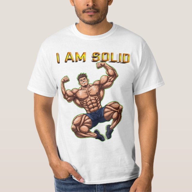 CAMISETA EU SOU SÓLIDO  (Frente)