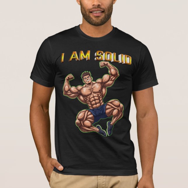 CAMISETA EU SOU SÓLIDO  (Frente)