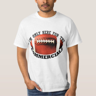 Camiseta Eu sou somente aqui para os anúncios publicitários