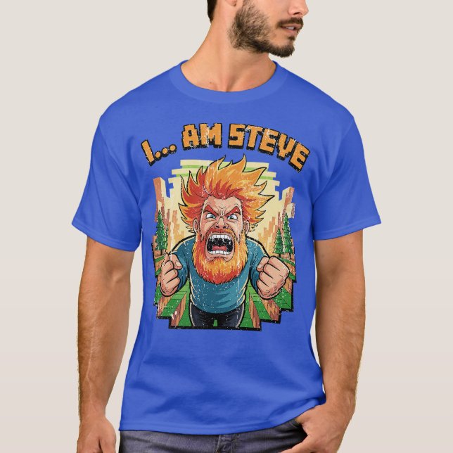 Camiseta Eu... Sou Steve Minecraft (Frente)