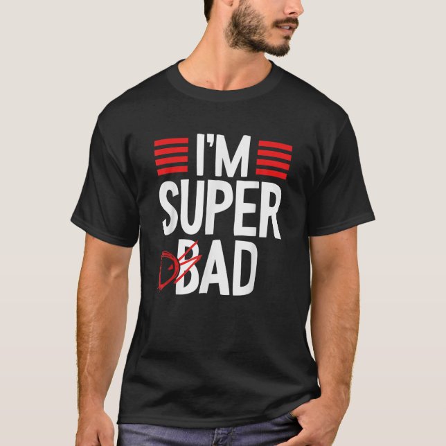 Camiseta Eu sou Super Pai Engraçado Pai do Dia do Pai Piada (Frente)