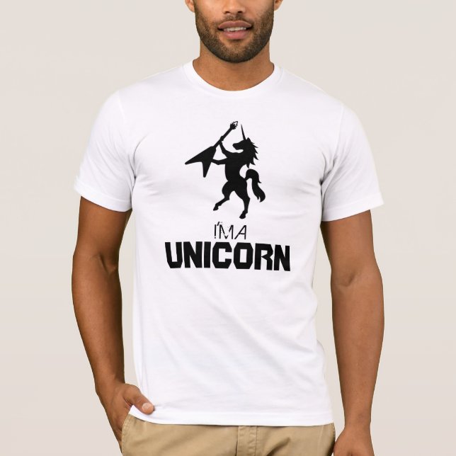 Camiseta "Eu sou T de um unicórnio" (Frente)