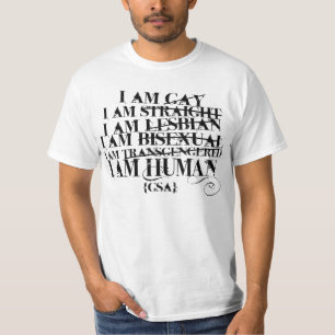 Camiseta Eu sou T humano