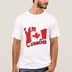 Camiseta Eu sou t-shirt canadense