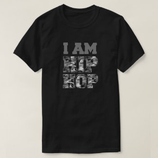 Camiseta EU SOU t-shirt da camuflagem de HIP HOP