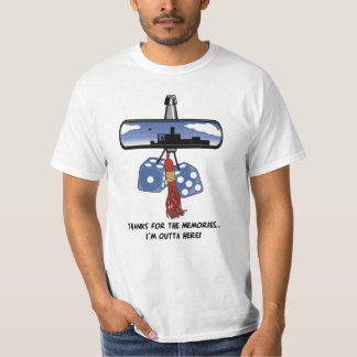 Camiseta Eu sou t-shirt da graduação de Outta aqui