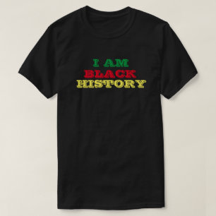 Camiseta EU SOU T-Shirt da HISTÓRIA NEGRA