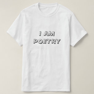 Camiseta Eu sou t-shirt da poesia