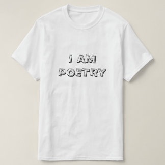 Camiseta Eu sou t-shirt da poesia