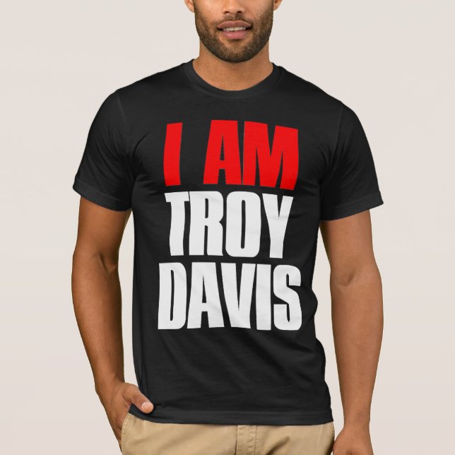 CAMISETA EU SOU T-SHIRT DE TROY DAVIS (Frente)