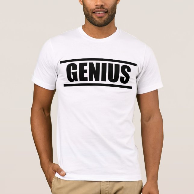 Camiseta EU SOU t-shirt do GÊNIO (Frente)