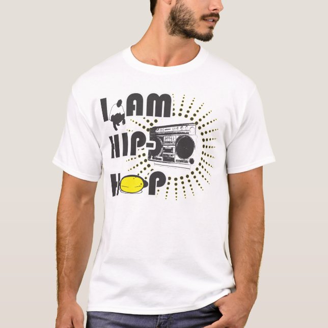 Camiseta EU SOU t-shirt do HIP-HOP (Frente)