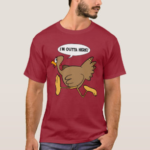 Camiseta Eu sou t-shirt do peru de Outta aqui
