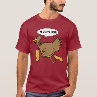 Camiseta Eu sou t-shirt do peru de Outta aqui