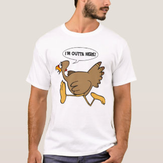 Camiseta Eu sou t-shirt do peru de Outta aqui