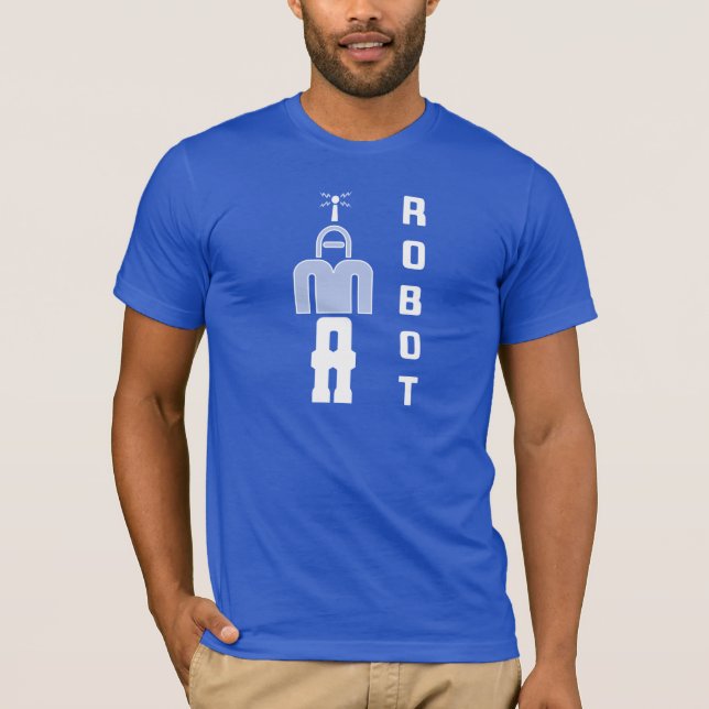 Camiseta "EU SOU t-shirt do quebra-cabeça de um ROBÔ" (Frente)