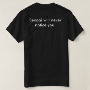 Camiseta EU SOU t-shirt escuro básico de SENPAI