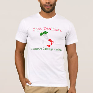 Camiseta Eu sou t-shirt italiana