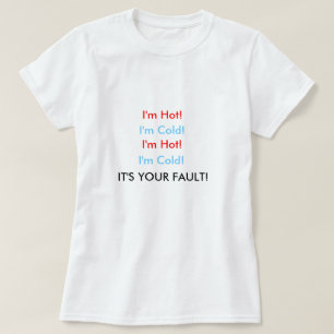 Camiseta Eu sou t-shirt quente da menopausa