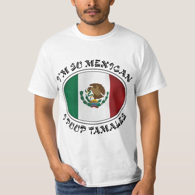 Camiseta Eu sou tamales tão mexicanos do tombadilho de I (Frente)