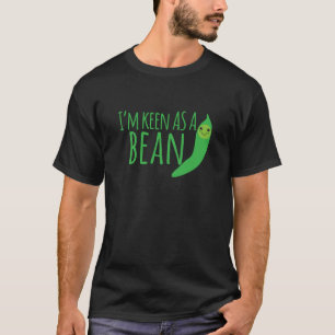 Camiseta Eu sou tão afiado quanto um feijão com o beanie