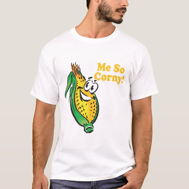 Camiseta Eu sou tão brega  espiga de milho (Frente)