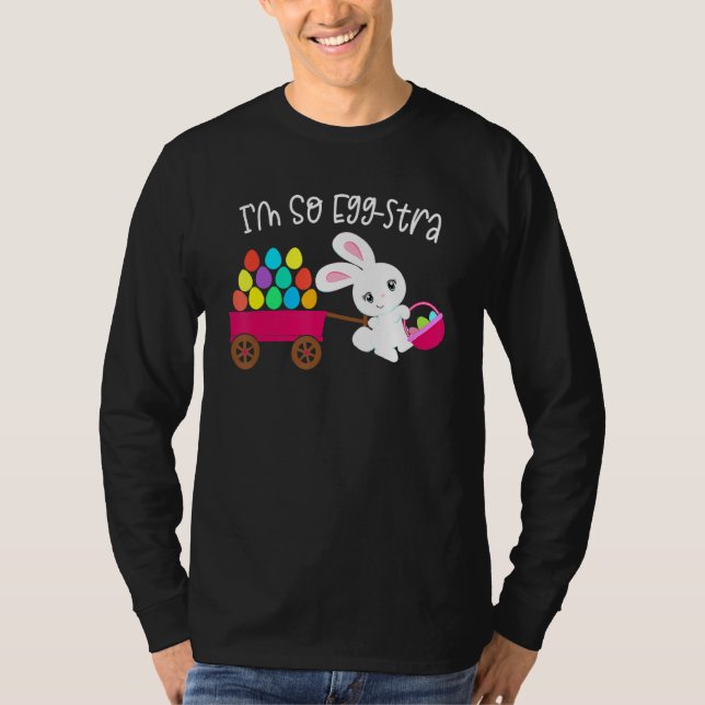 Camiseta Eu sou tão caixinha de ovo de coelhinho de ovo (Frente)