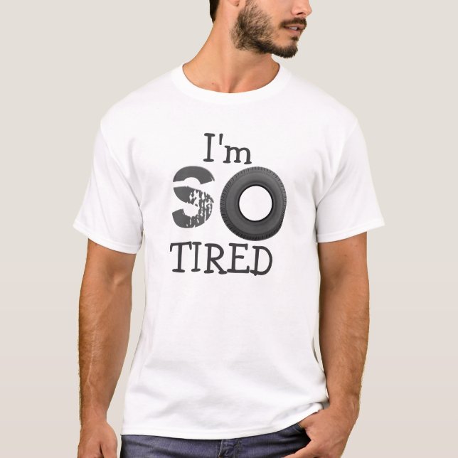 Camiseta Eu sou tão cansado (Frente)