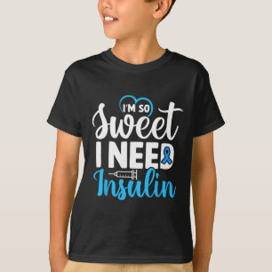 Camiseta Eu sou tão doce que preciso de um Dia de Consciênc