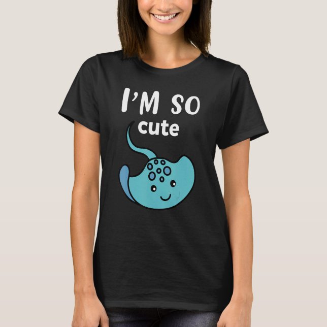 Camiseta Eu sou tão fofo, garotinho, Stingray (Frente)