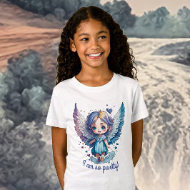 Camiseta Eu sou tão pwettyy - adorável anjo pequeno